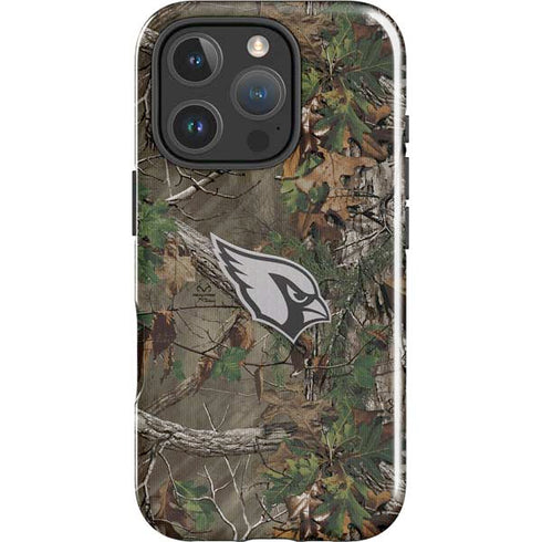 NFL Arizona Cardinals Realtree Xtra Green Camo iPhone 16 Pro Impact Case